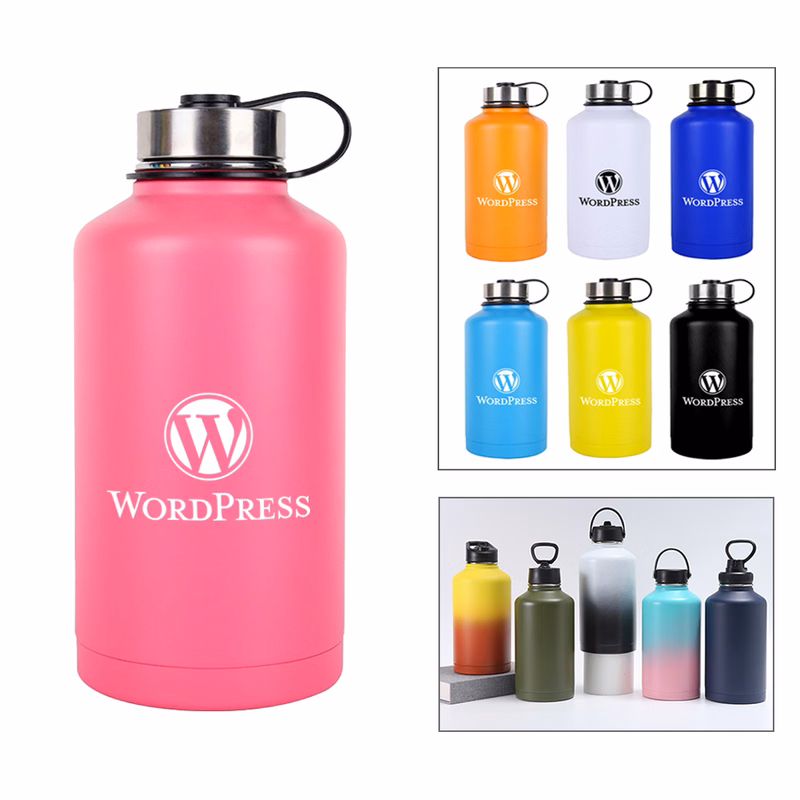 64 oz Double Walled Vacuum Insulated Growler Bottle