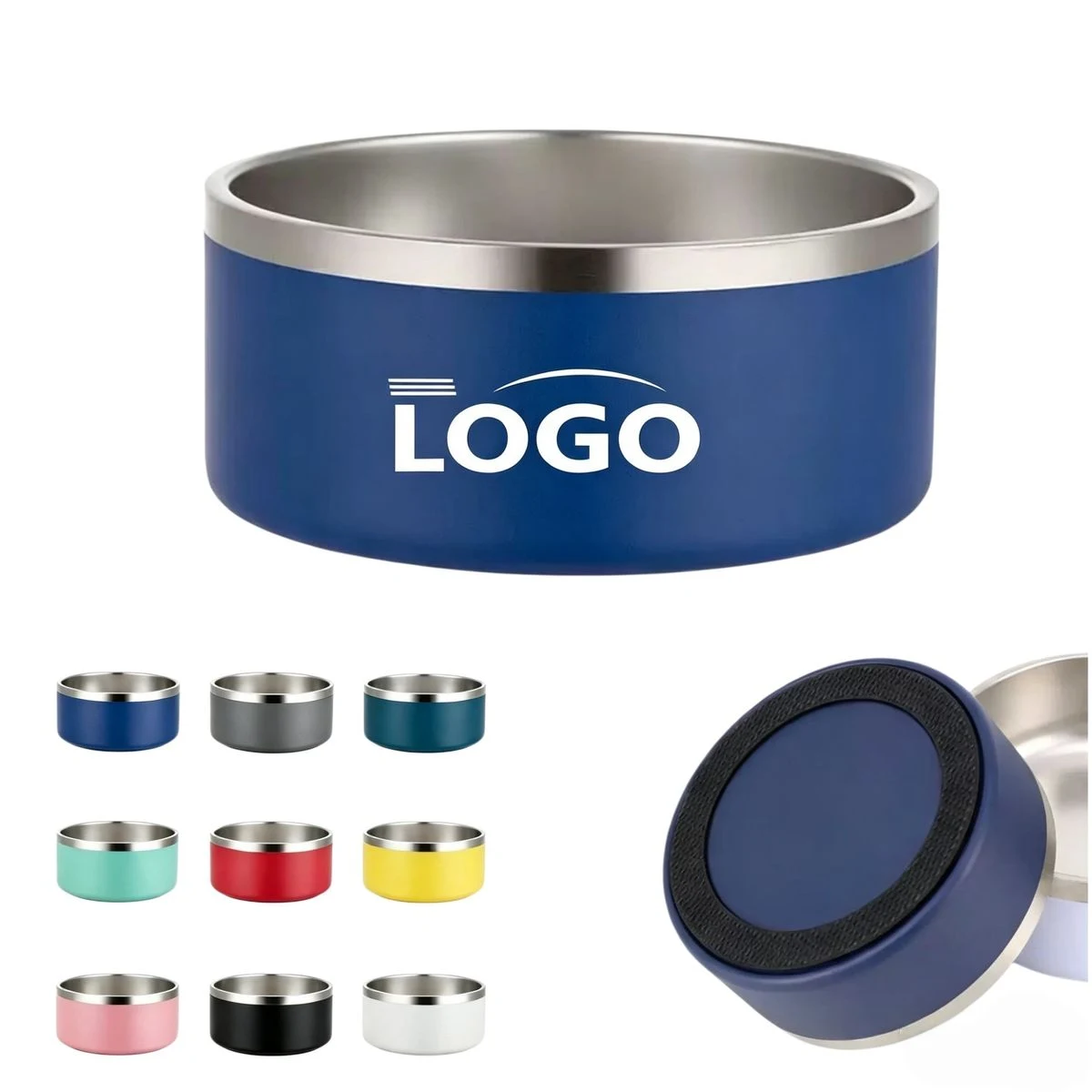 32 Oz Double-Wall Insulated Stainless Steel Dog Bowl 1