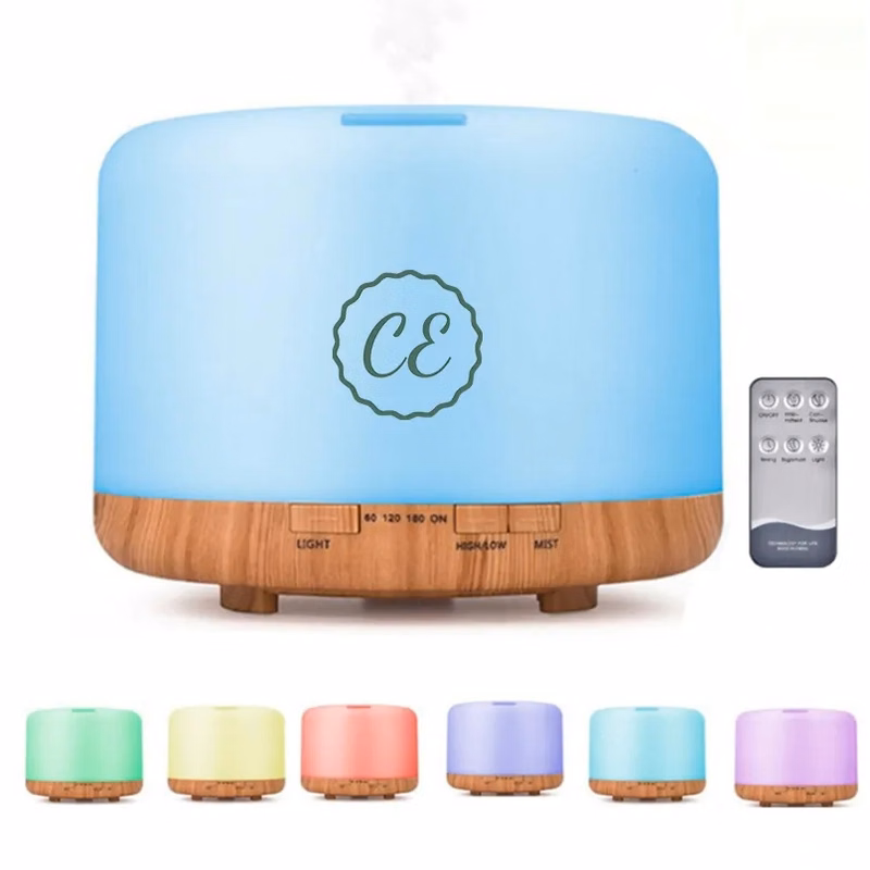 Wood Grain base Oil Aroma Diffuser with Remote Control