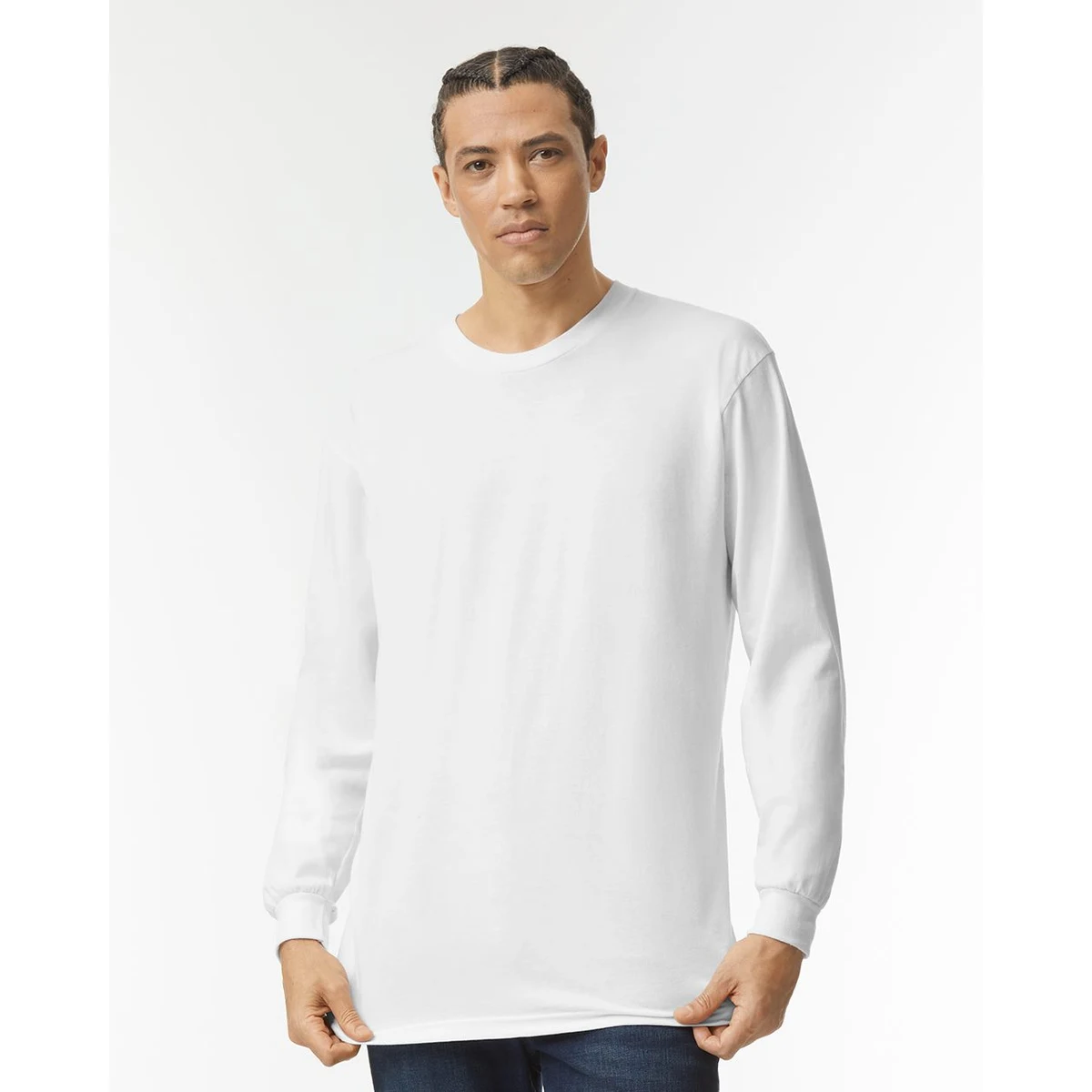 Unisex Fine Jersey Long Sleeve Tee - 2007 1