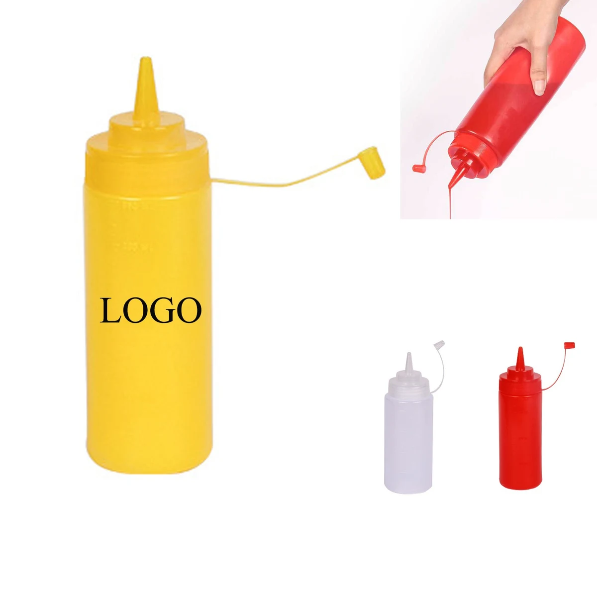 12 oz Plastic Squeeze Bottles 1