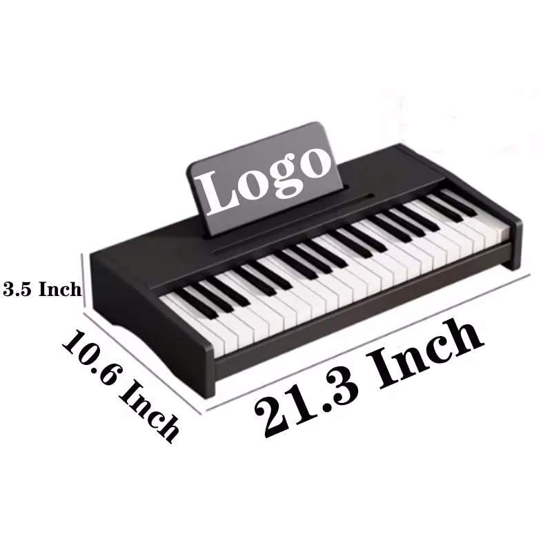 MOQ1 Children's Teaching Wooden 37-Key Piano