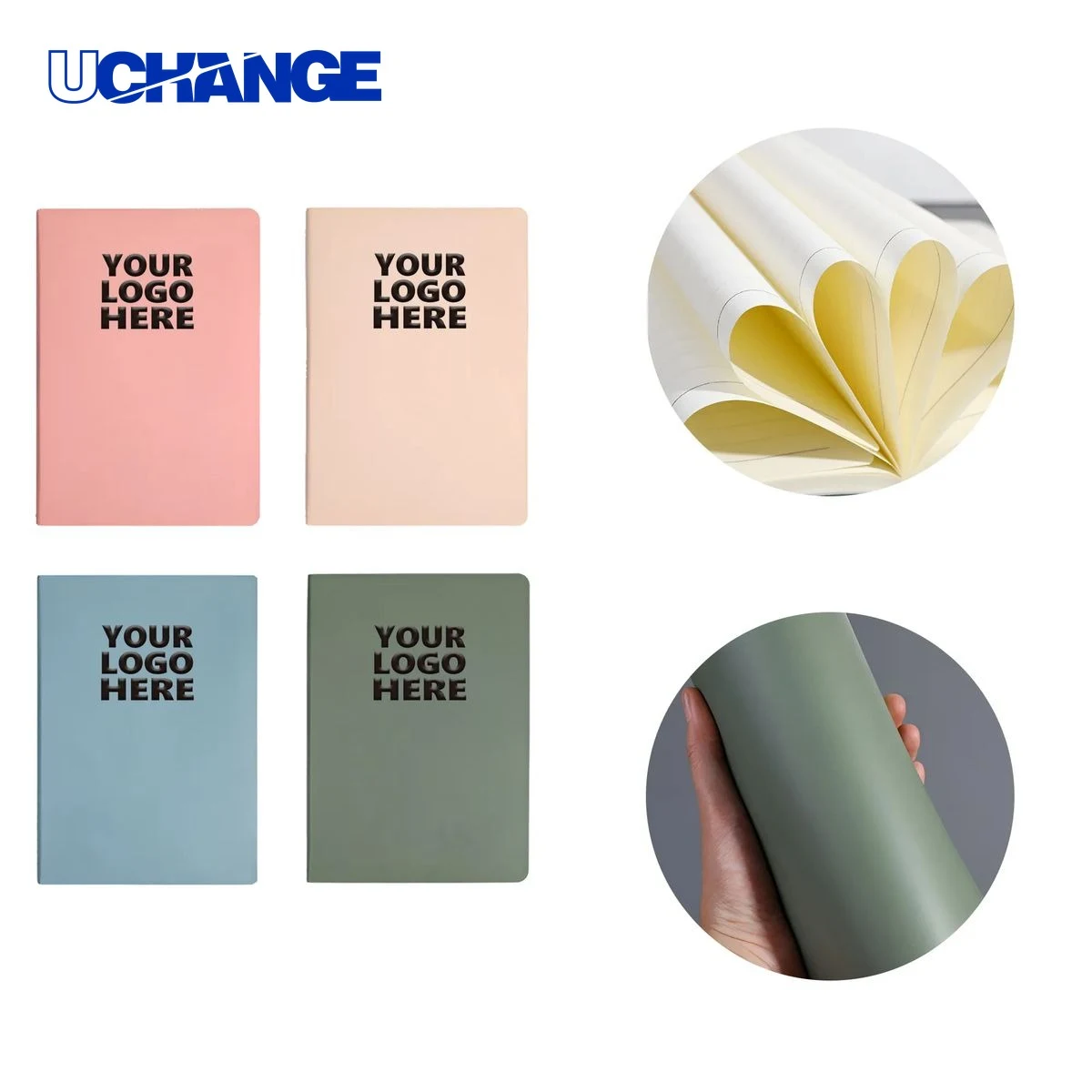 Customized A5 Soft Leather Notebook Journal 1