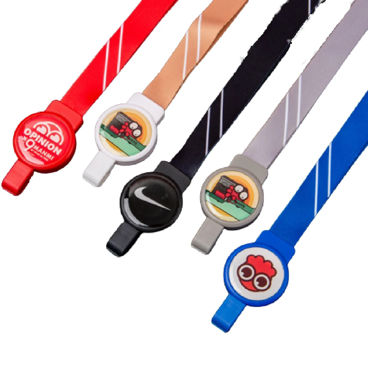 Concaved Lanyard Round Badge Reel w/ Plastic Clip 1