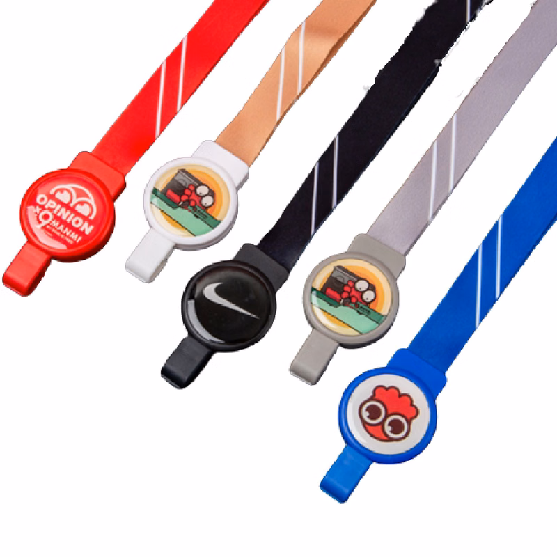 Concaved Lanyard Round Badge Reel w/ Plastic Clip