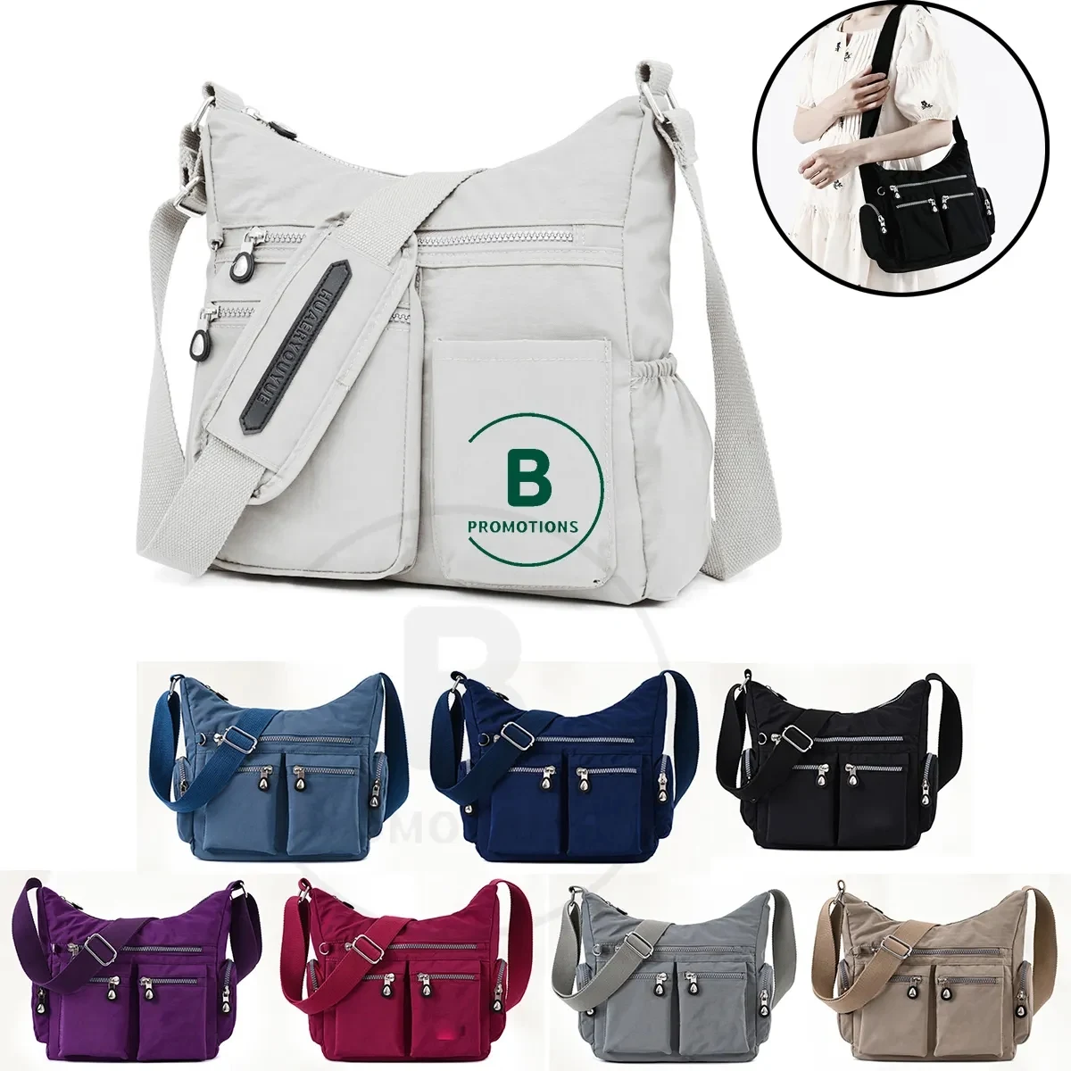 Nylon Shoulder Bags 1