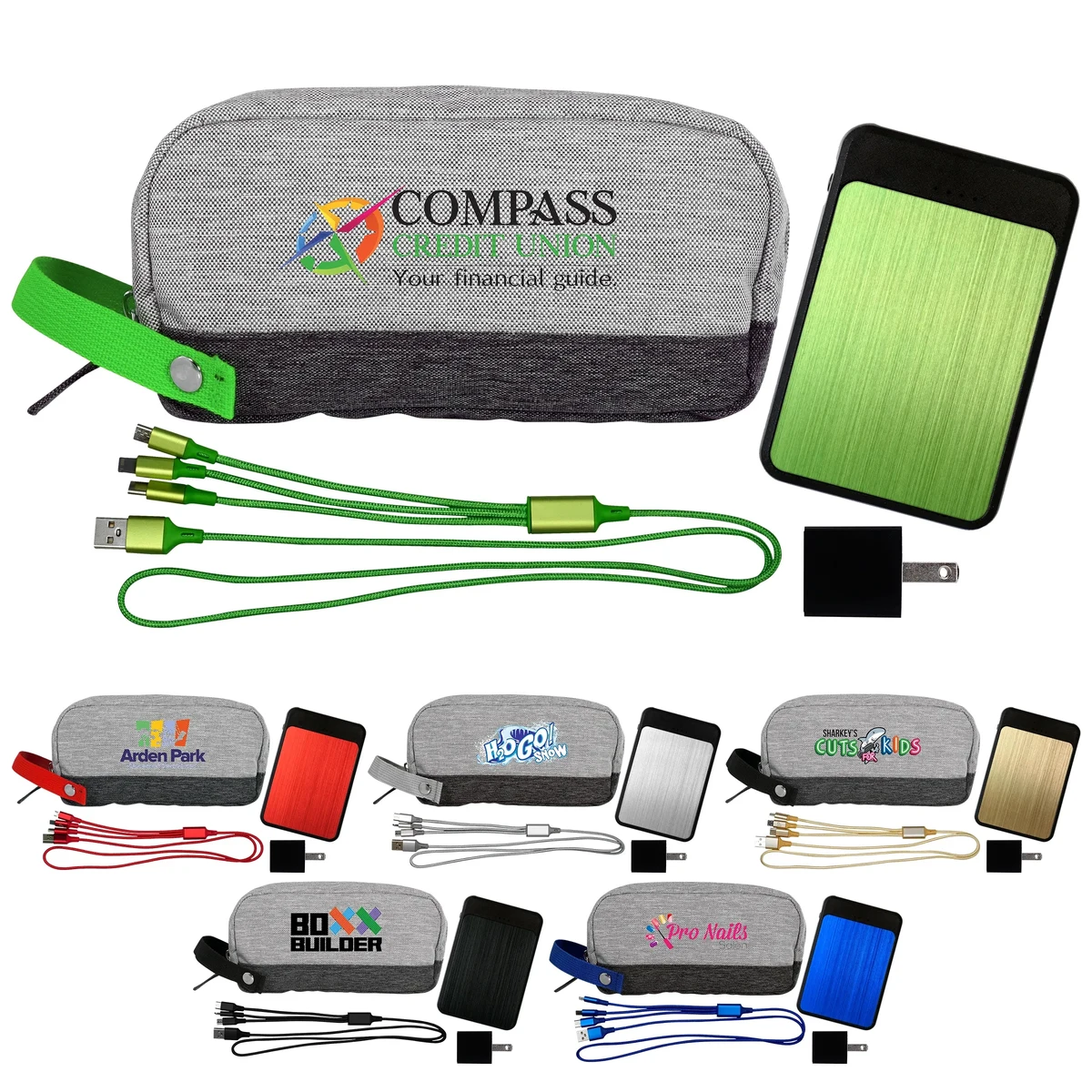 Bay Vivid Power Bank, Cable & Wall Set 1