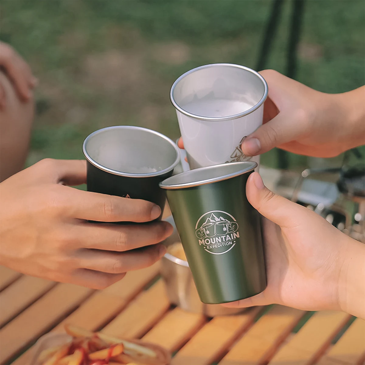 Plated Steel Outdoor Tumbler 1