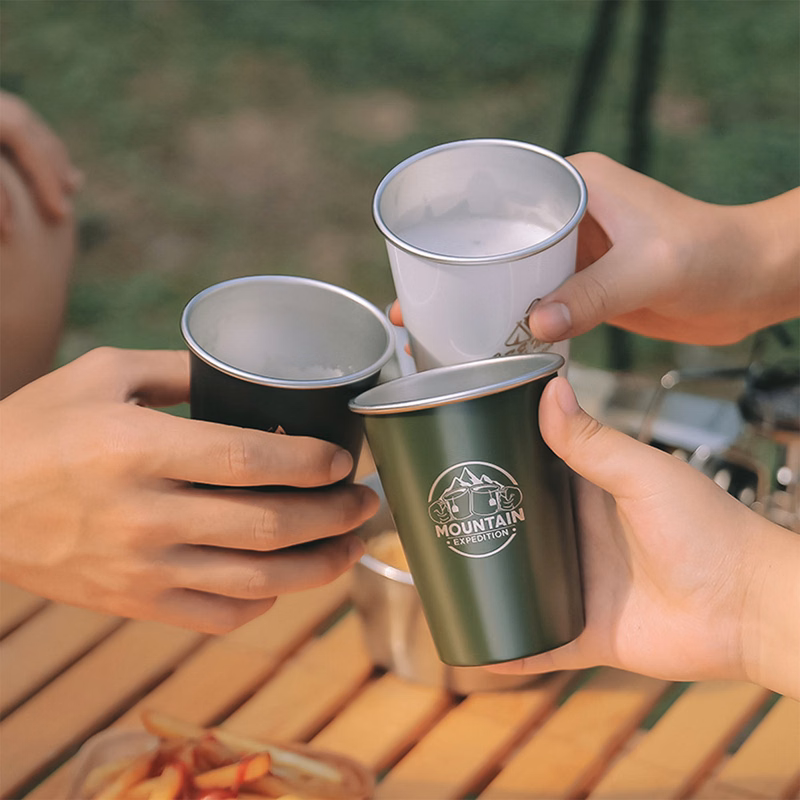 Plated Steel Outdoor Tumbler