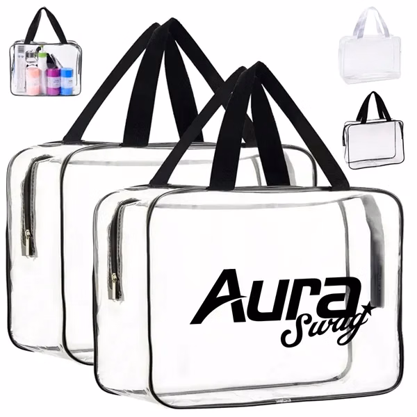Custom 6L Stadium-Compliant Clear PVC Tote Bag — Event & Security Promotional Item