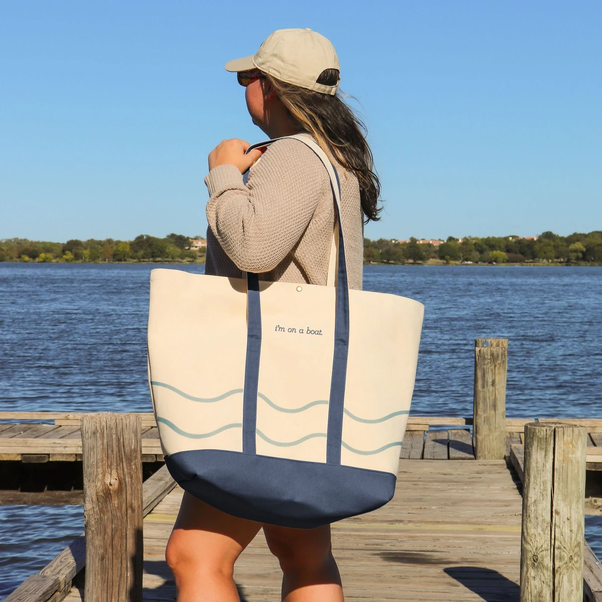 Morris Tote - Extra Large Open, custom tote bag with logo imprint 1