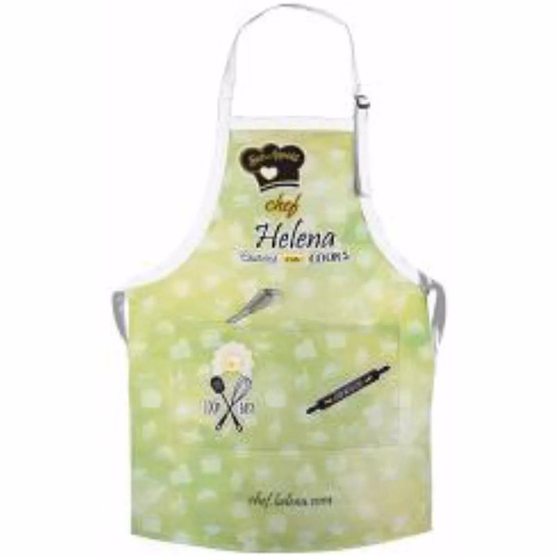 Sublimated Polyester Bib Apron, 2 Pockets