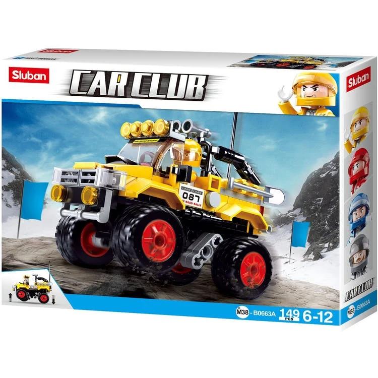 Off-Road Truck Building Brick Kits - Yellow 149 Pieces Ages 6+ 1
