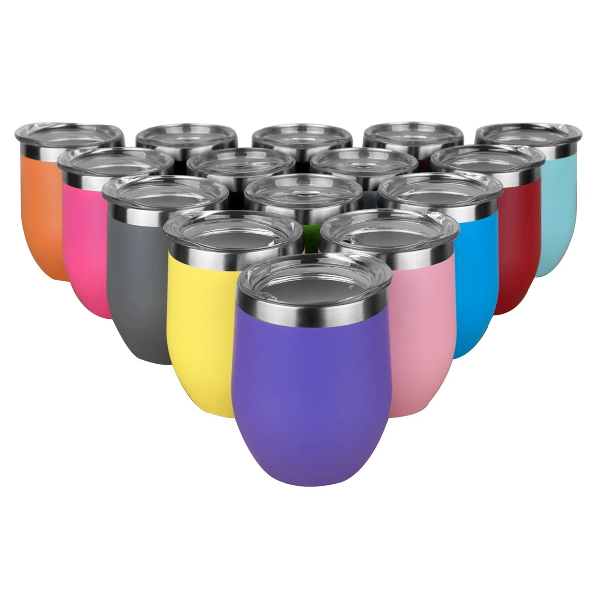 12 Oz. Stainless Steel U Style Wine Tumbler 1