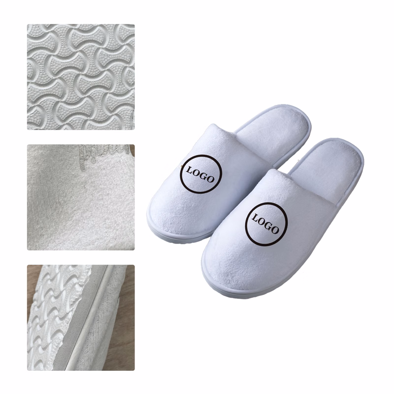 MOQ 50 Disposable Hotel Slippers