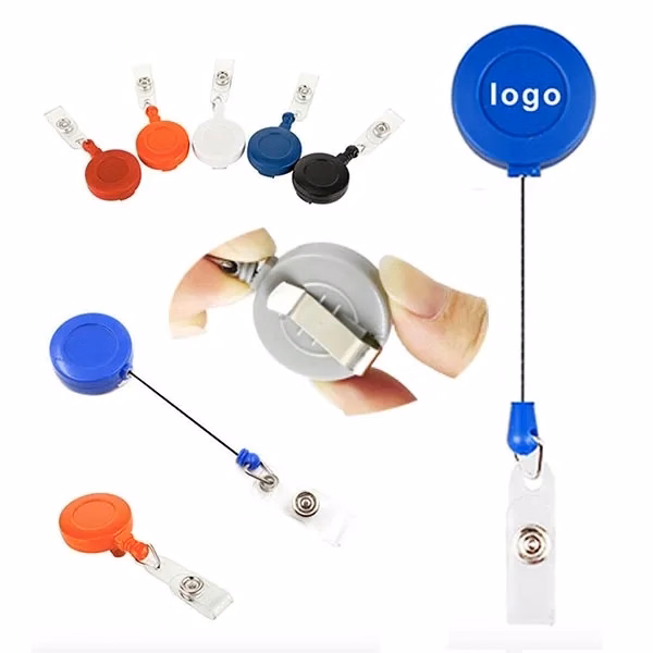 Premium Retractable ID & Key-Card Badge Reels Holder
