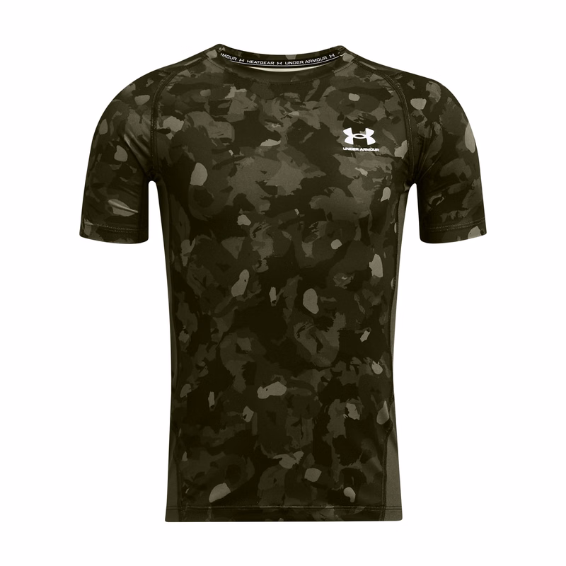 HeatGear Printed Boys' Short Sleeve