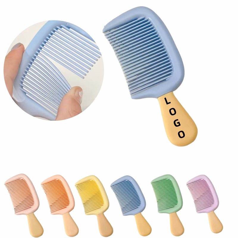 Wide Tooth Plastic Mini Detangling Hair Comb For Girls