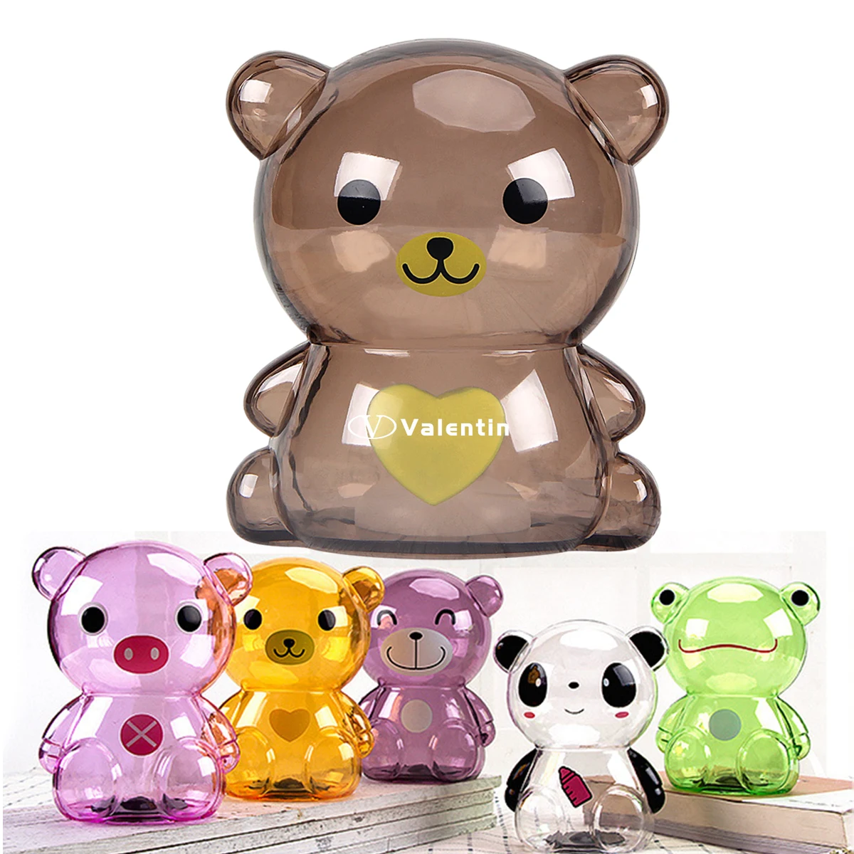 Transparent Animal Piggy Bank 1
