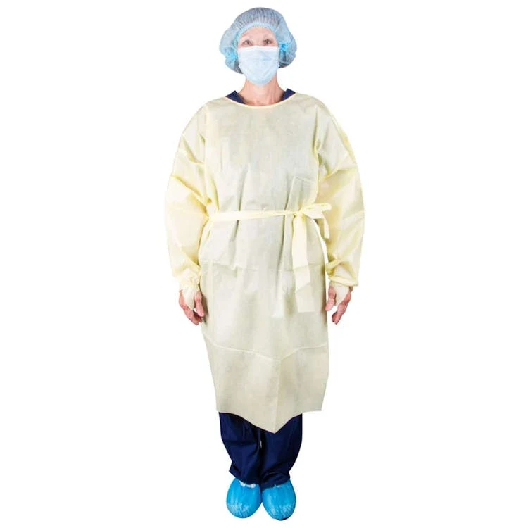 AAMI Level 2 Isolation Gown - Yellow 1