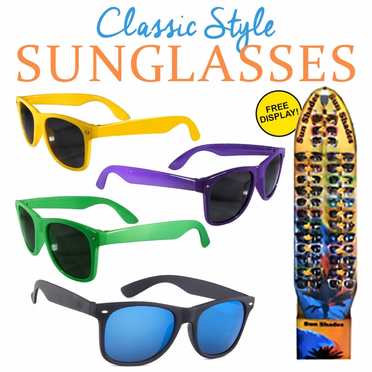 Classic Sunglasses Assortment - 300 Count
