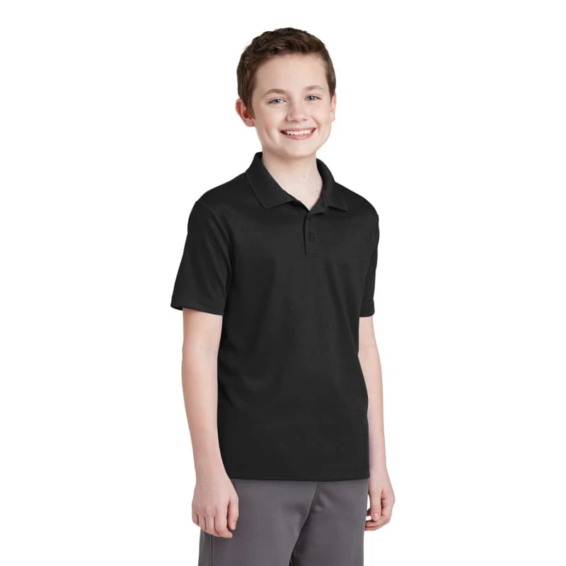 Sport-Tek Youth PosiCharge RacerMesh Polo. 1