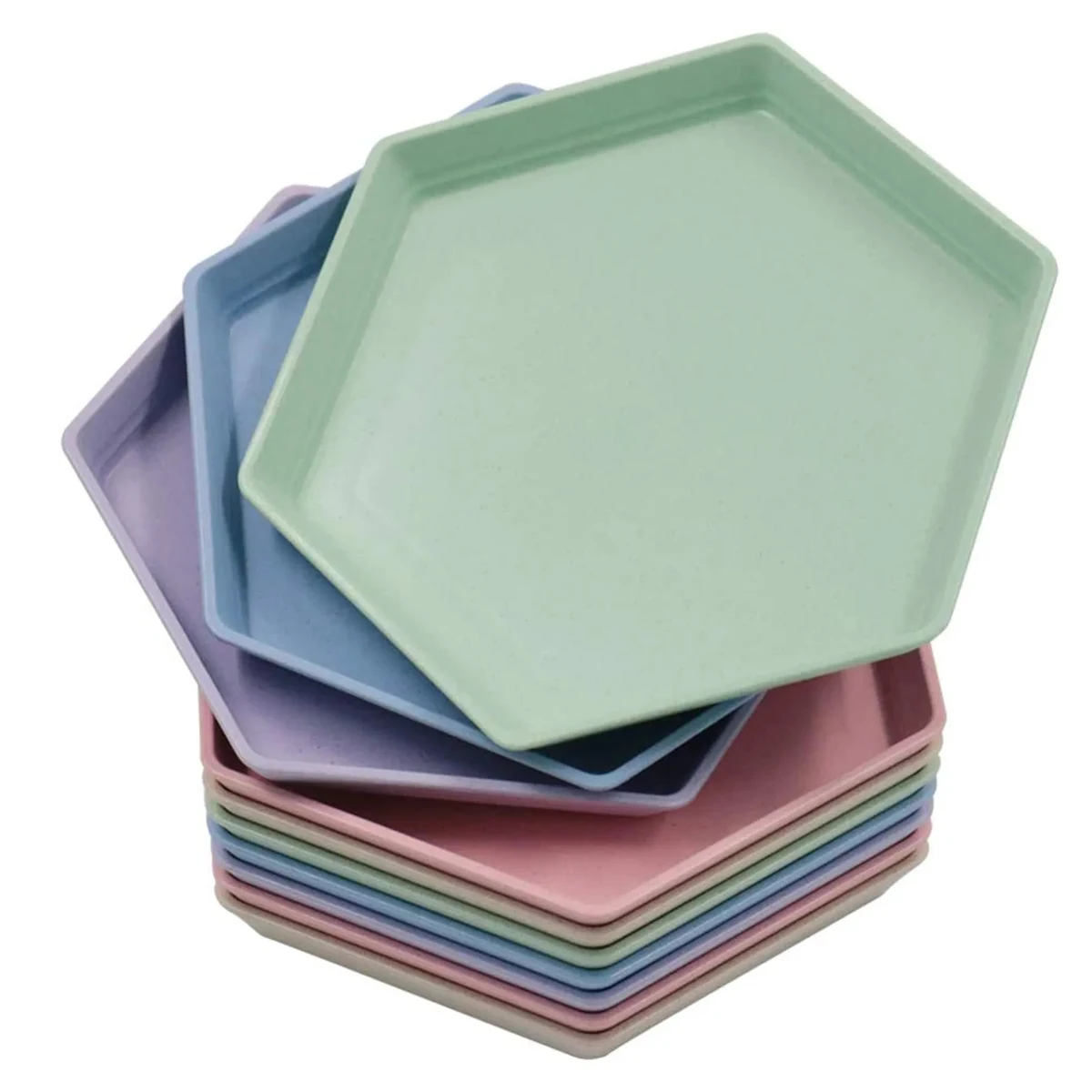 Lightweight Hexagonal Wheat Straw Plate 1