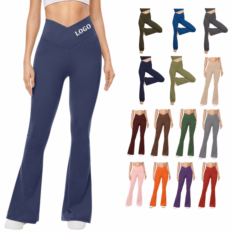 High Waisted Flare Leggings Yoga Pants