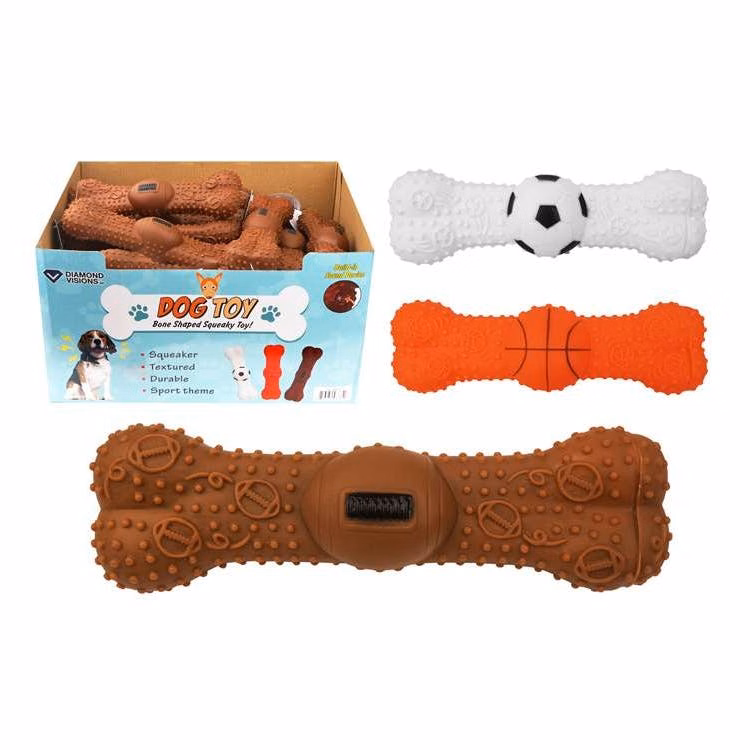 Squeaky Sport Dog Toys - Assorted