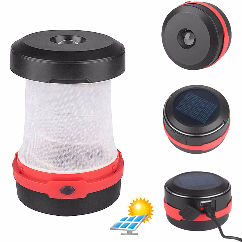 Retractable Solar Camping Light