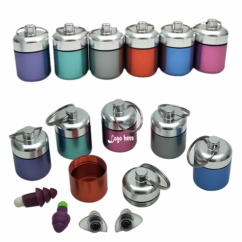 Portable Small Pill Box Keychain