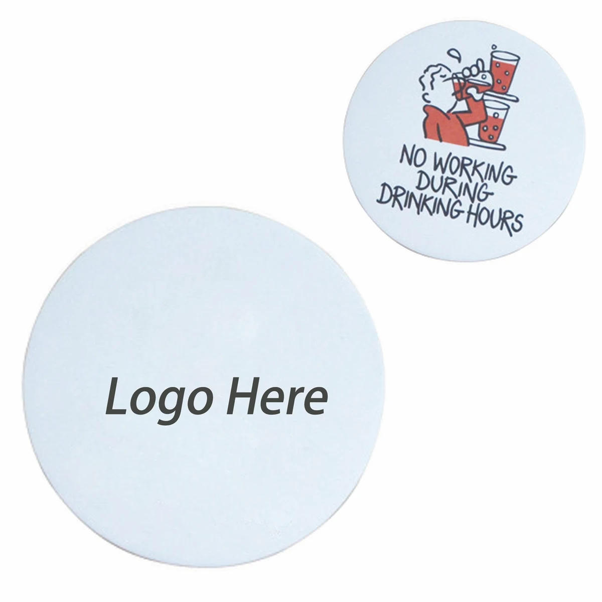 Absorbent Pulpboard Coaster 1