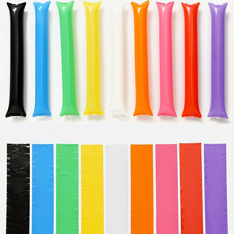 The thunder sticks can make the atmosphere more intense. 1