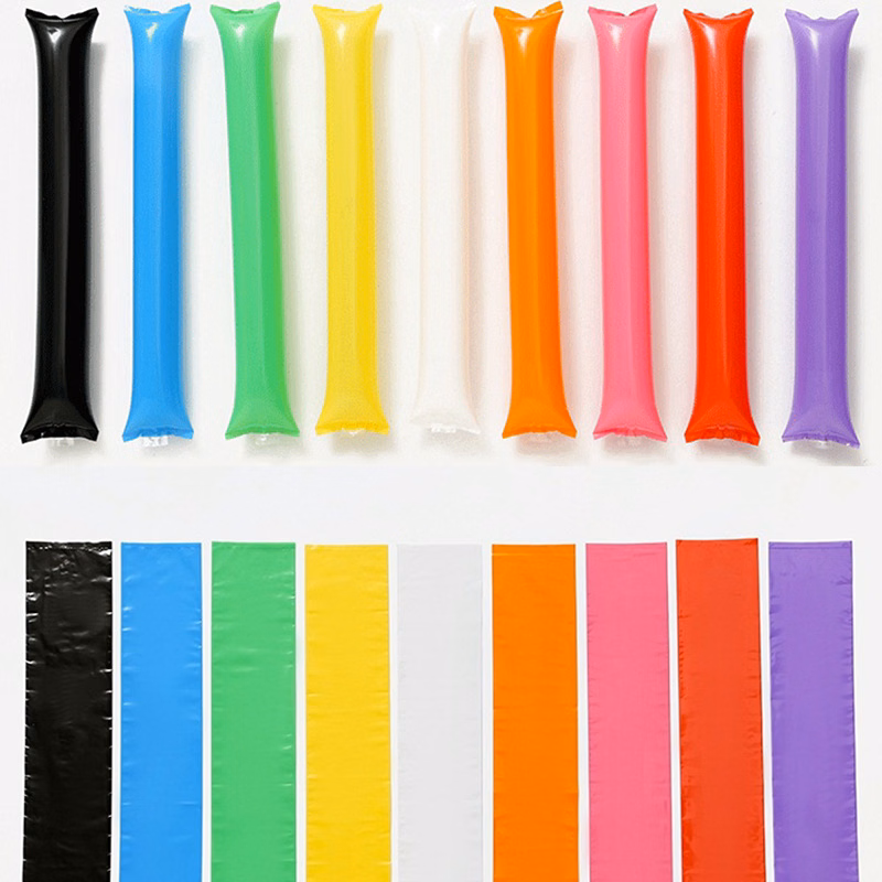 The thunder sticks can make the atmosphere more intense.