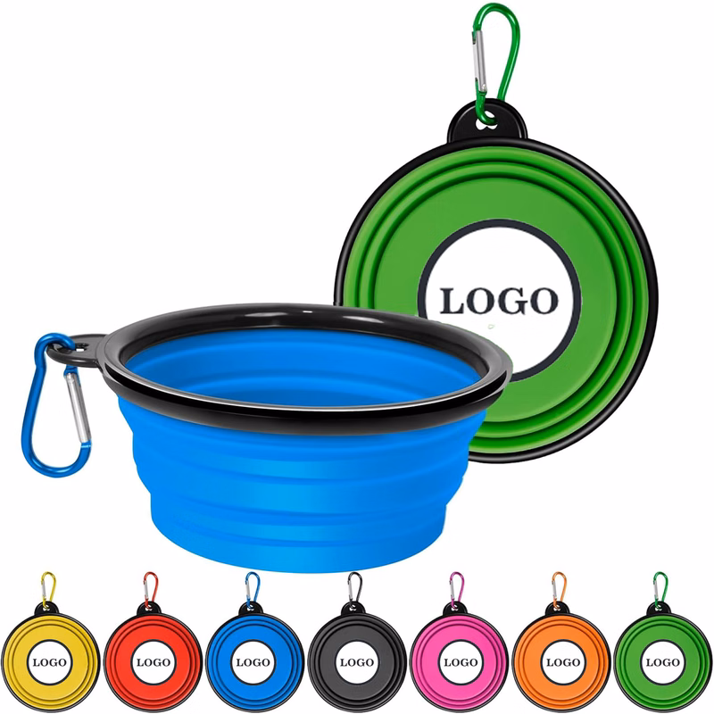 TPE Collapsible Pet Bowl With Carabiner