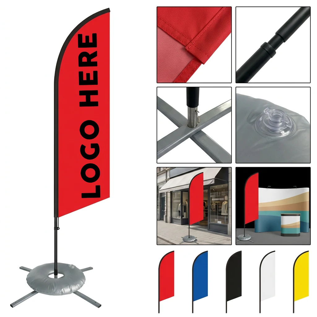 Marketing Display Teardrop Banner 1