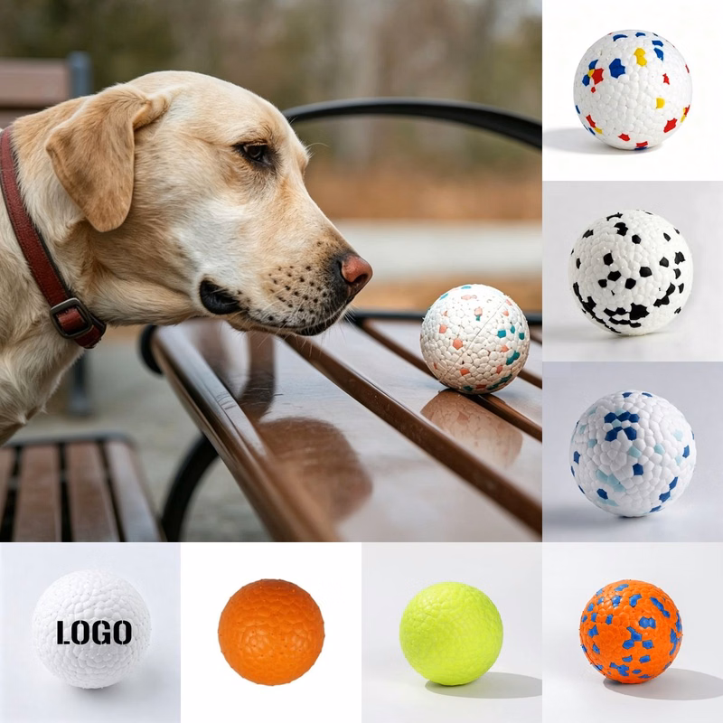 Premium ETPU Popcorn Dog Toy Ball with Bite Resistance