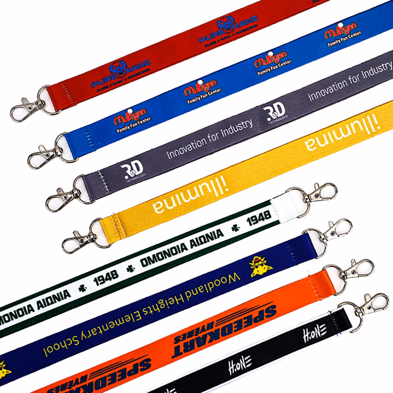 3/4" Custom Full color lobster clasp Lanyards