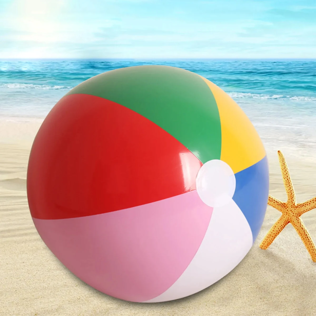 11" Inflatable Beach Ball With 6 Panels 1