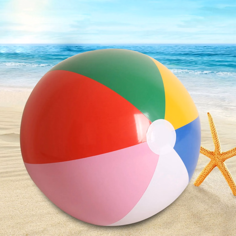 11" Inflatable Beach Ball With 6 Panels