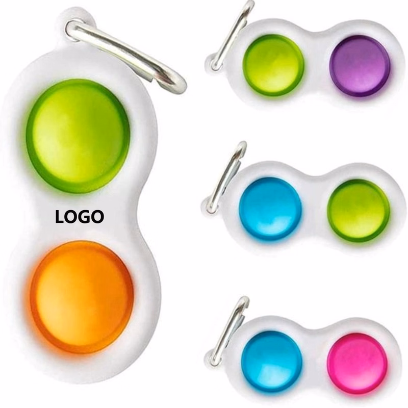 Bubble Popper Fidget Toy Keychain