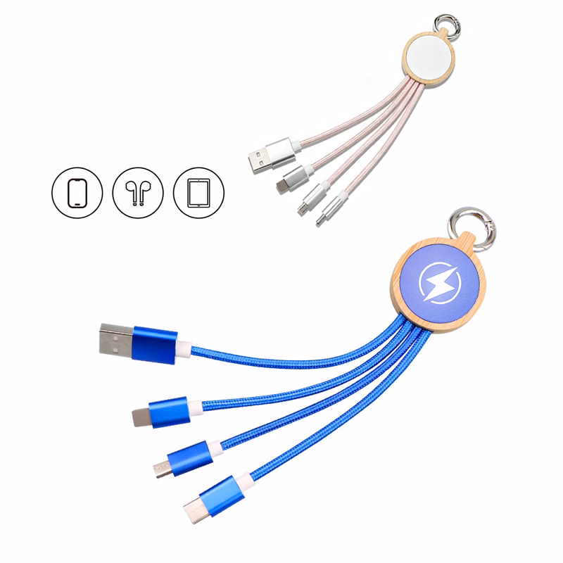 Led Lighting Keychain Charging Cable