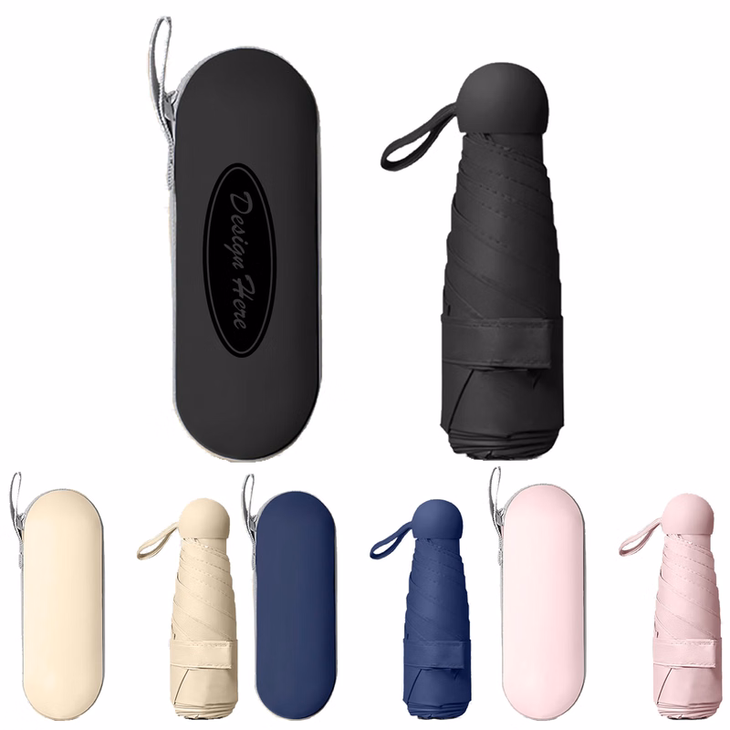 Stylish Capsule Umbrella: Portable and Practical
