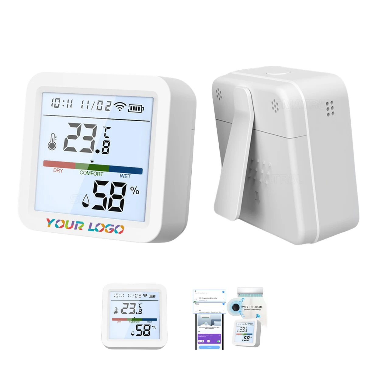 Smart WiFi Temperature Humidity Monitor 1
