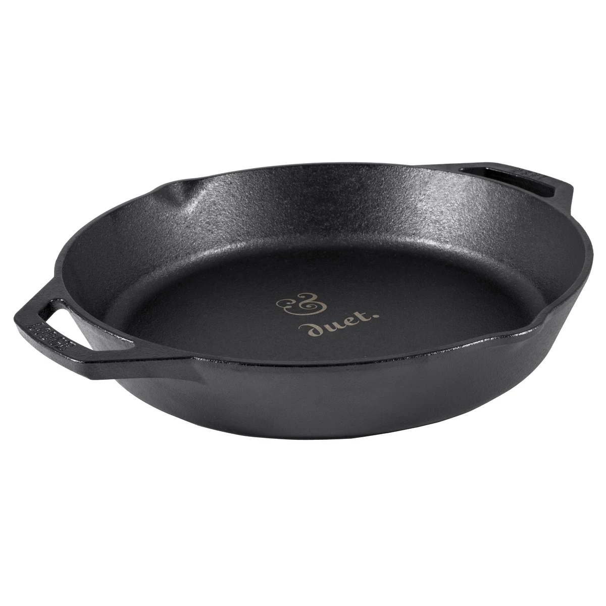 Lodge® 12" Cast Iron Dual Handle Pan 1