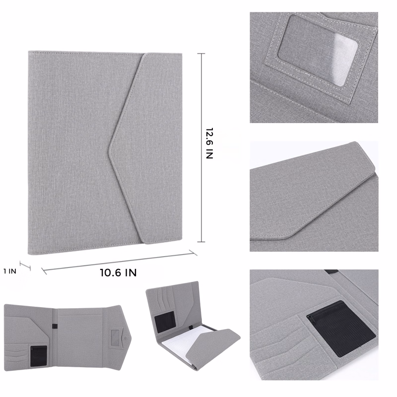 MOQ 10 PCS Spacious Textured Document Bag
