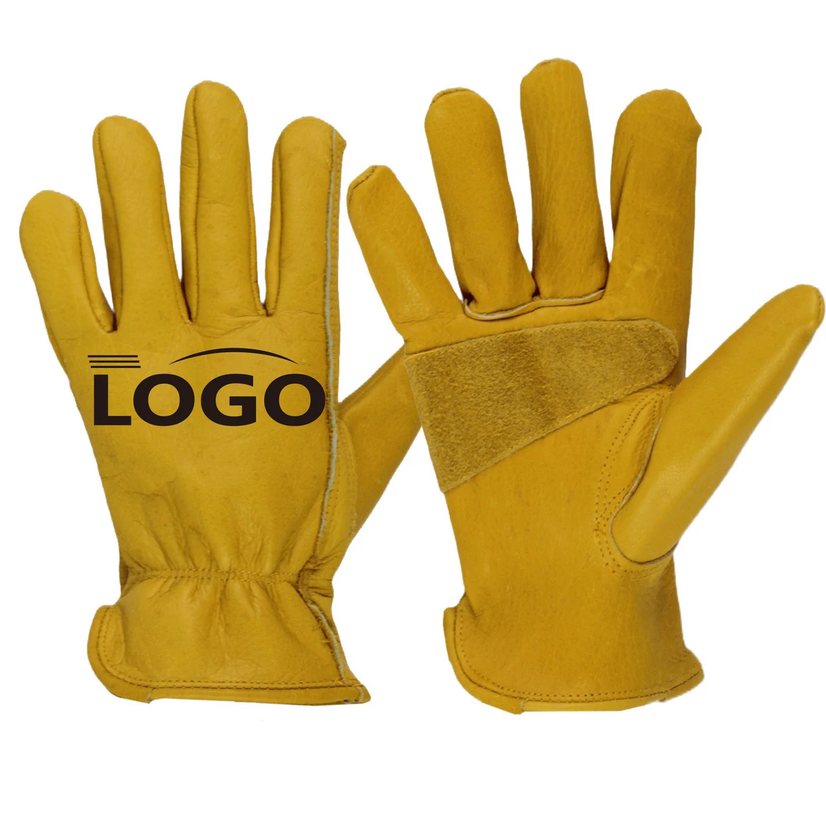 Durable Leather Work Gloves 1