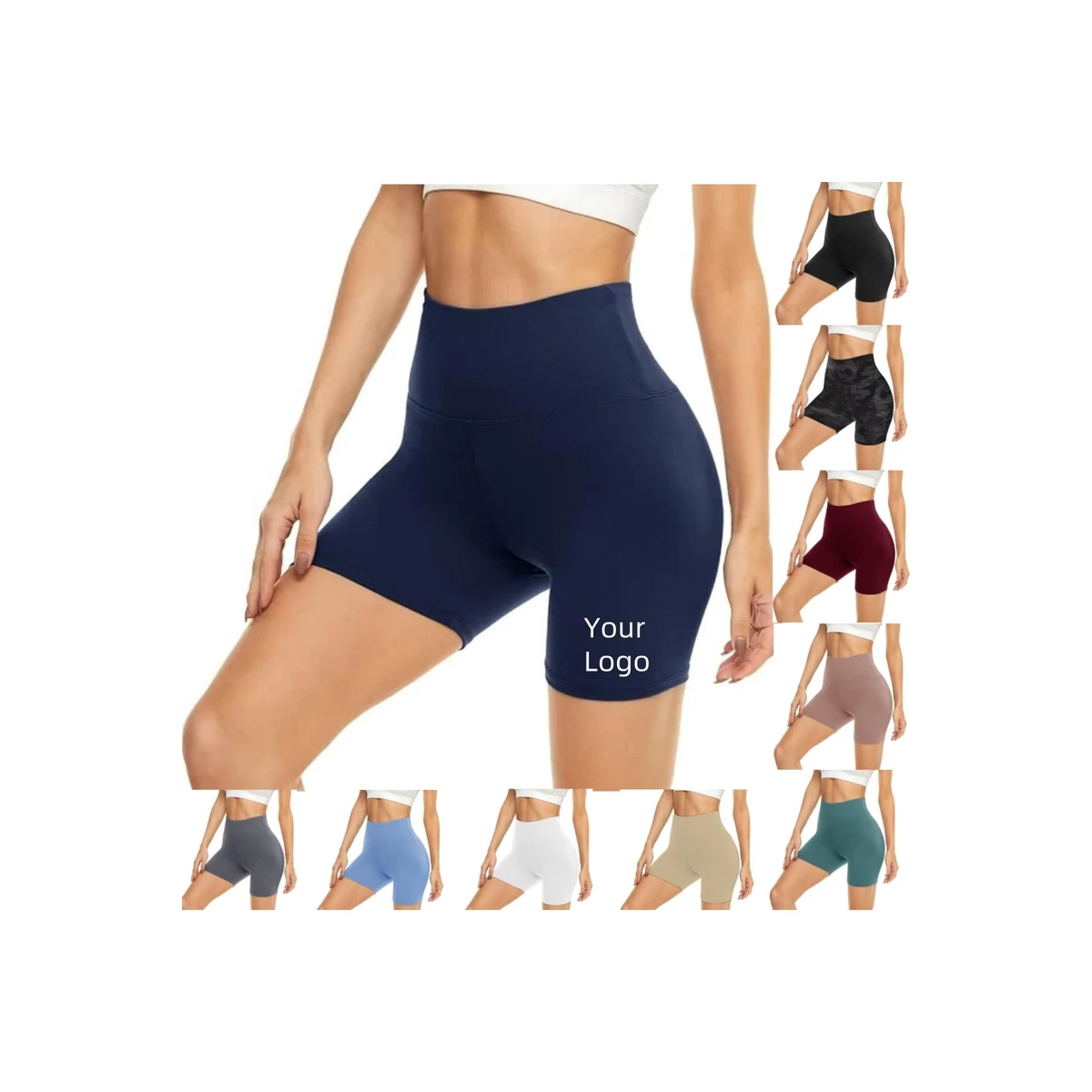 High Rise Yoga Cycling Shorts 1