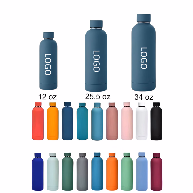 12 oz Stainless Steel Sport Water Bottle