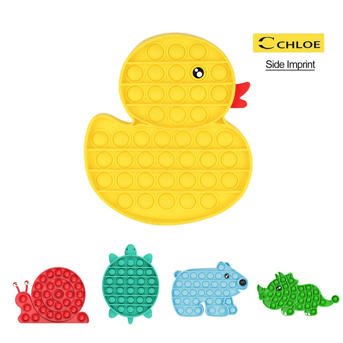Animal Shape Push Sensory Bubble Toy 1